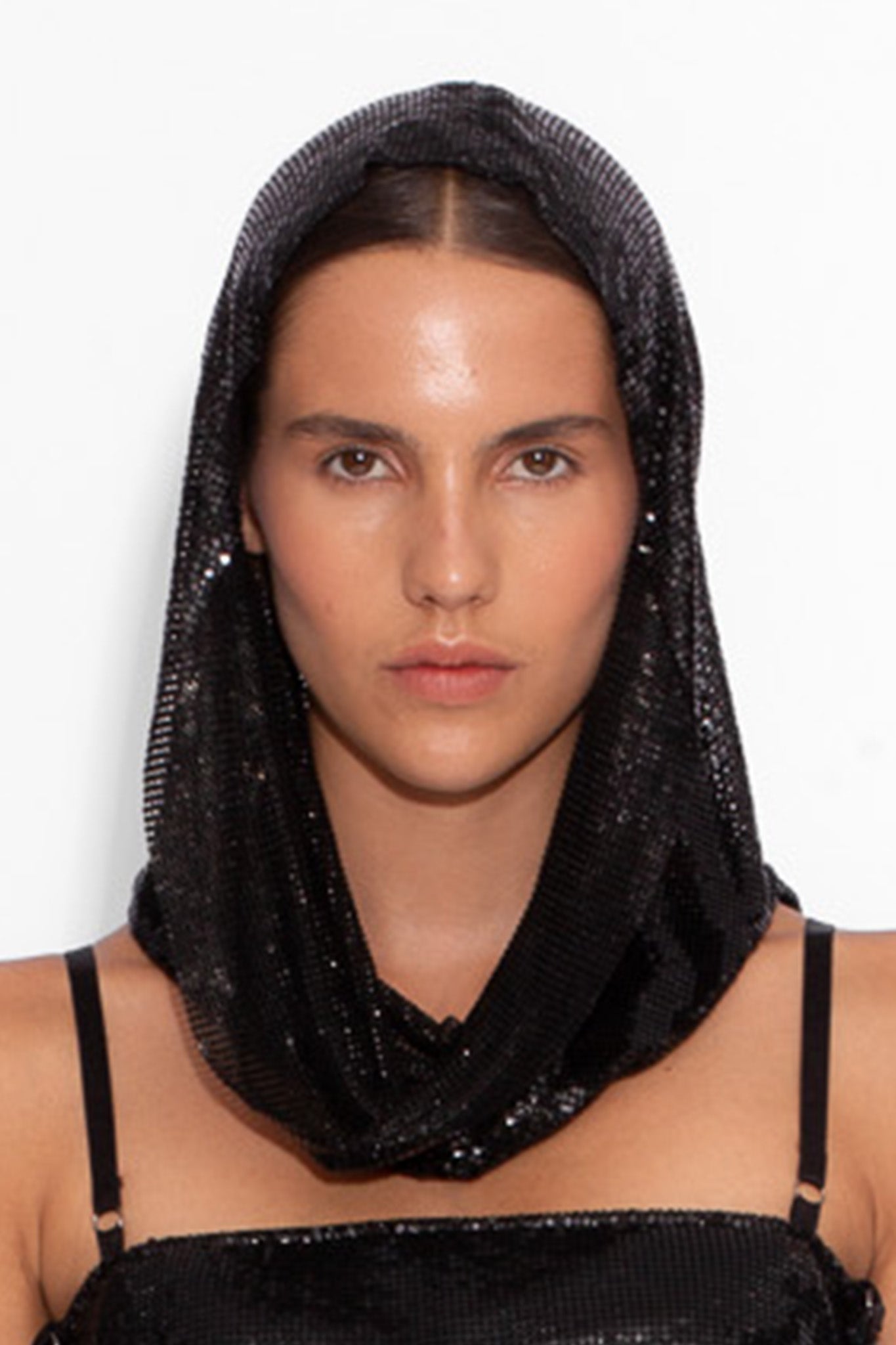 HOMYZ Aluminum Knotted Chainmail Hood/Woman Coif | Made Armor Larp Sca Costume