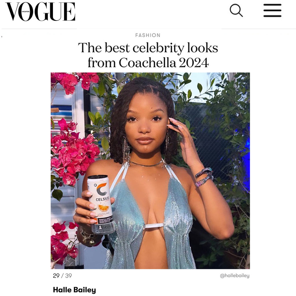 Halle Bailey features in the best dressed lists for Coachella wearing a Nikita Karizma full look.