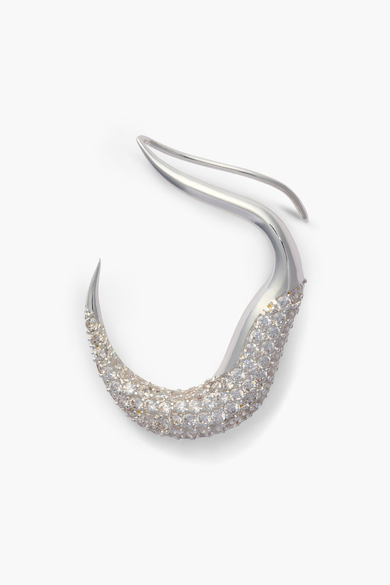 Meteor Ear Cuff in Silver