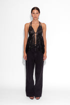 Y2K Chainmail Top in Black