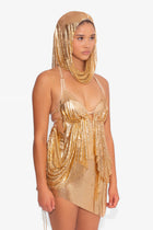 Chainmail Hood in Gold