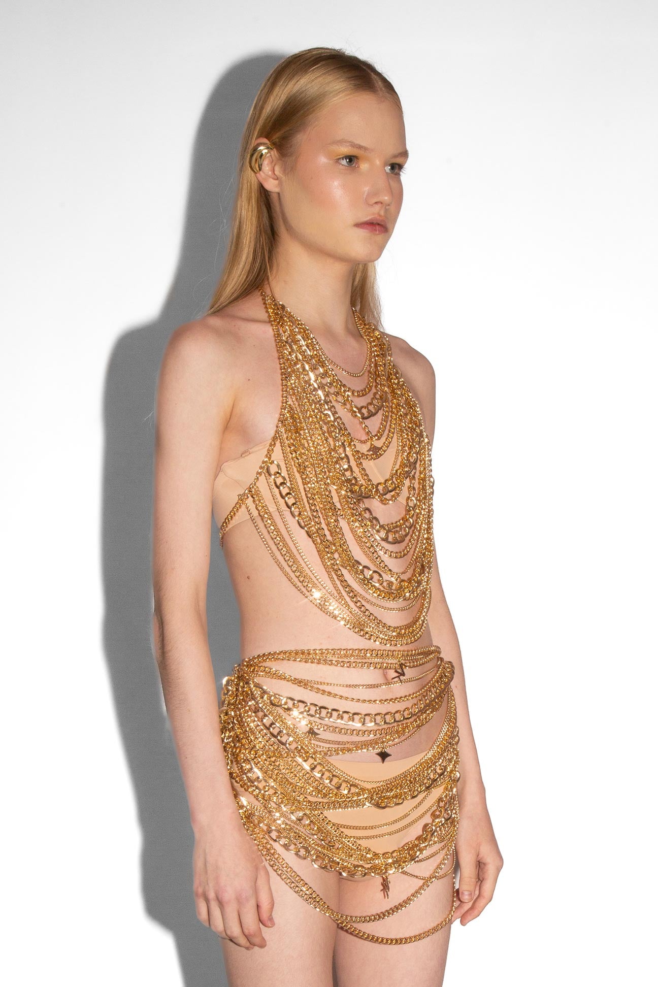 Chain & Charms Top in Gold