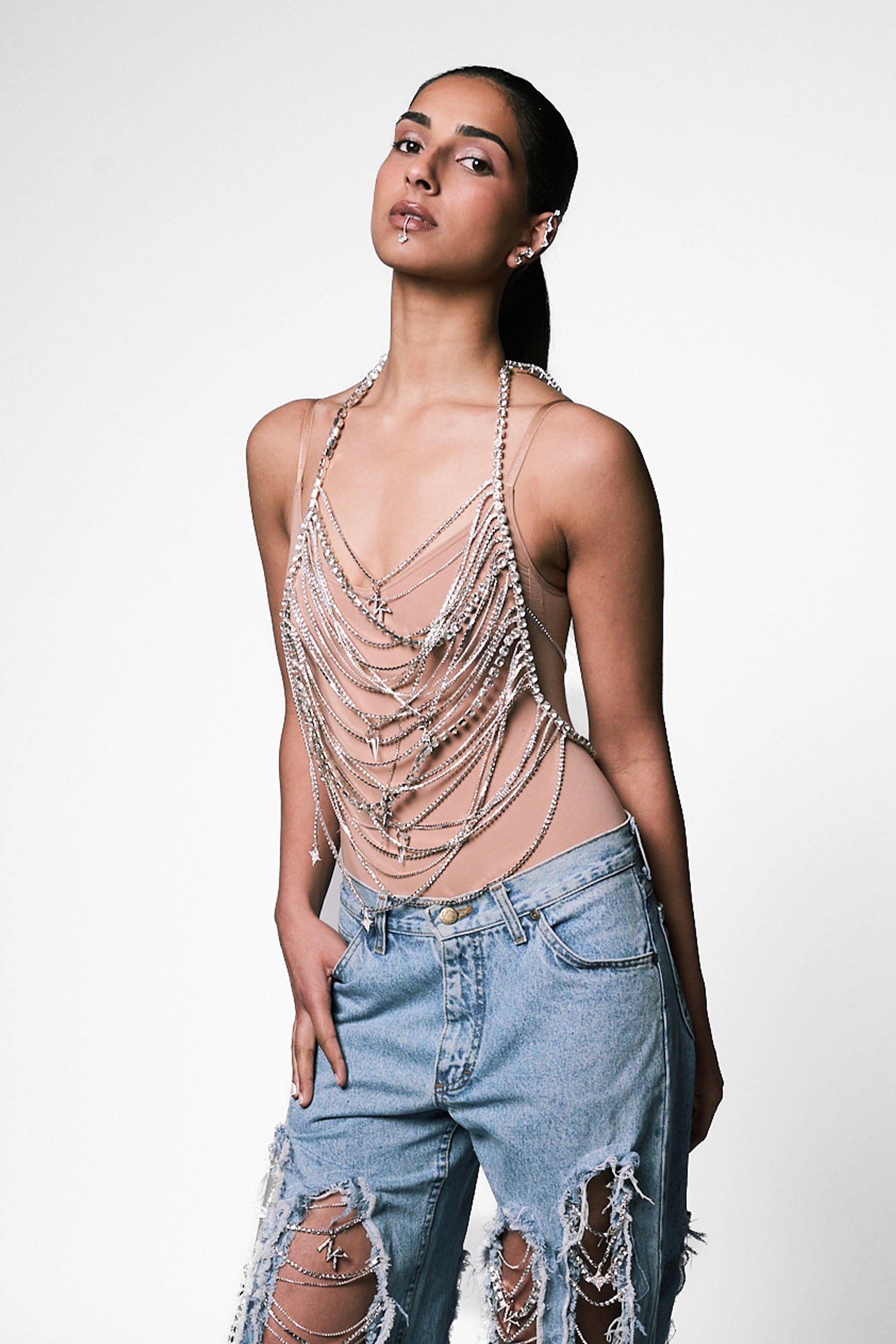 Crystal & Charms Top