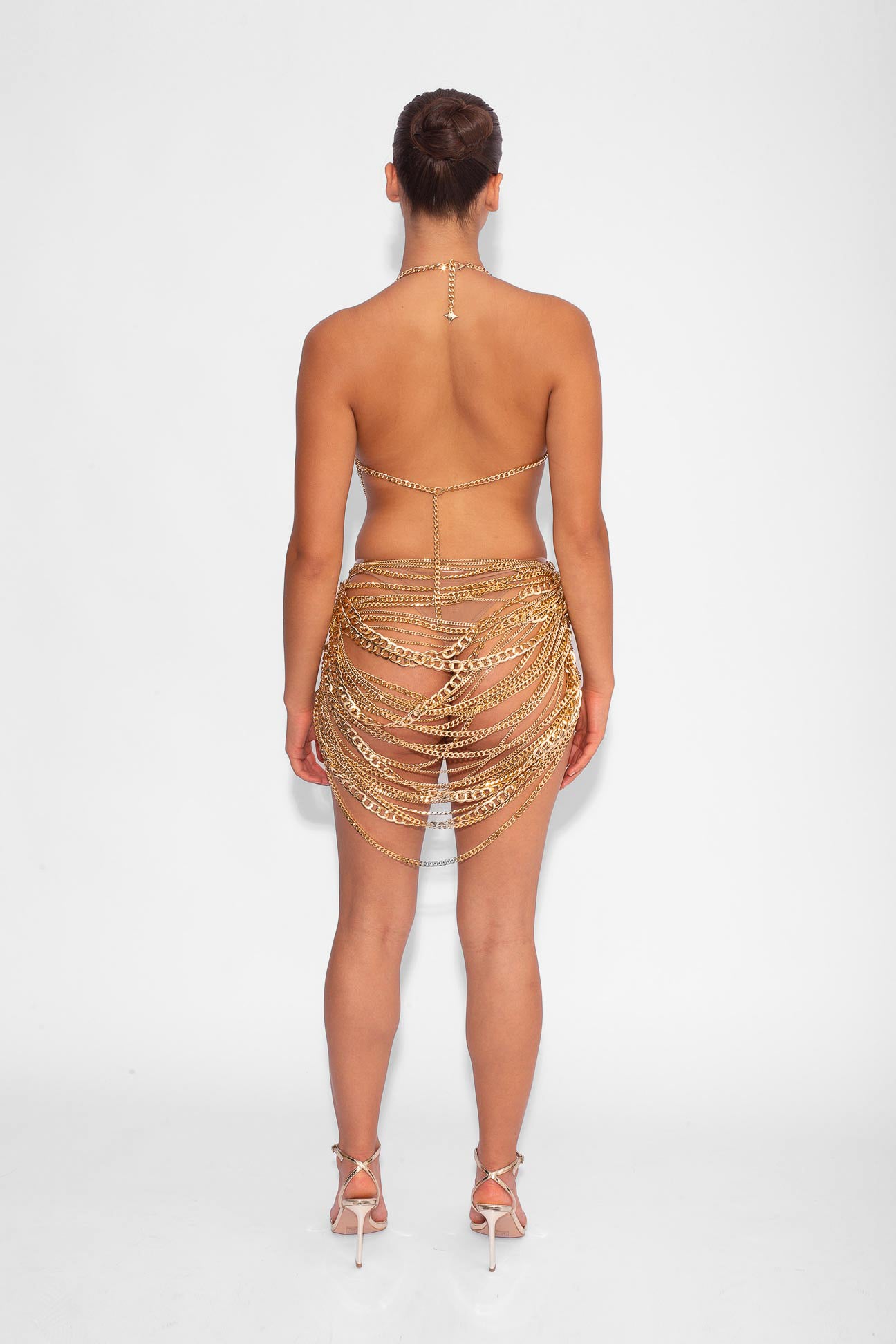 Chain & Charms Top in Gold