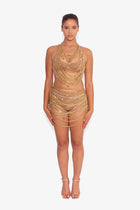 Chain & Charms Top in Gold