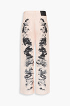 Alienis Print Jeans in Peach