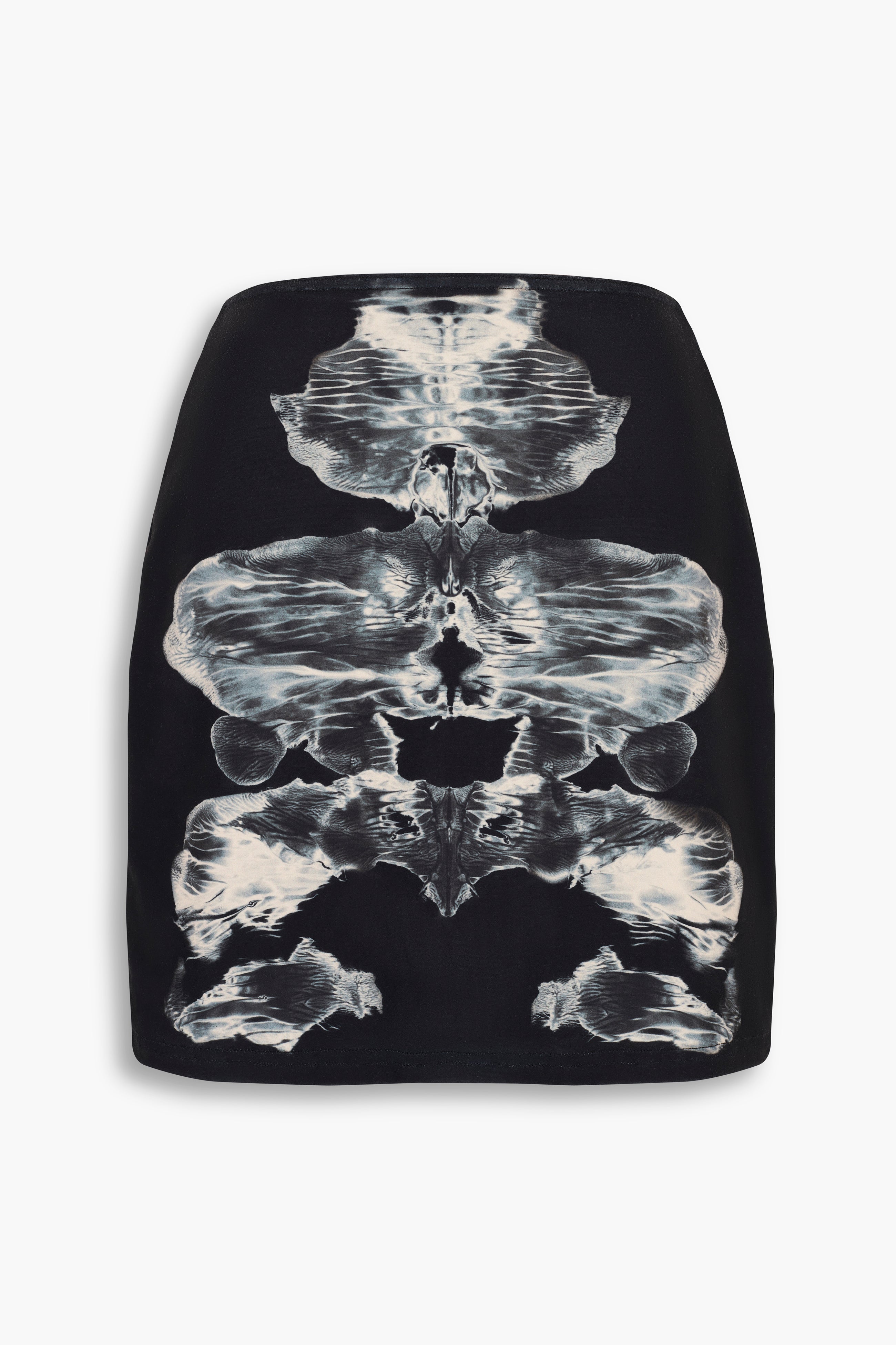 Alienis Print Mini Skirt in Black