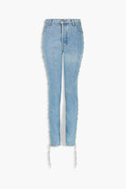 Crystal Threadlike Jeans