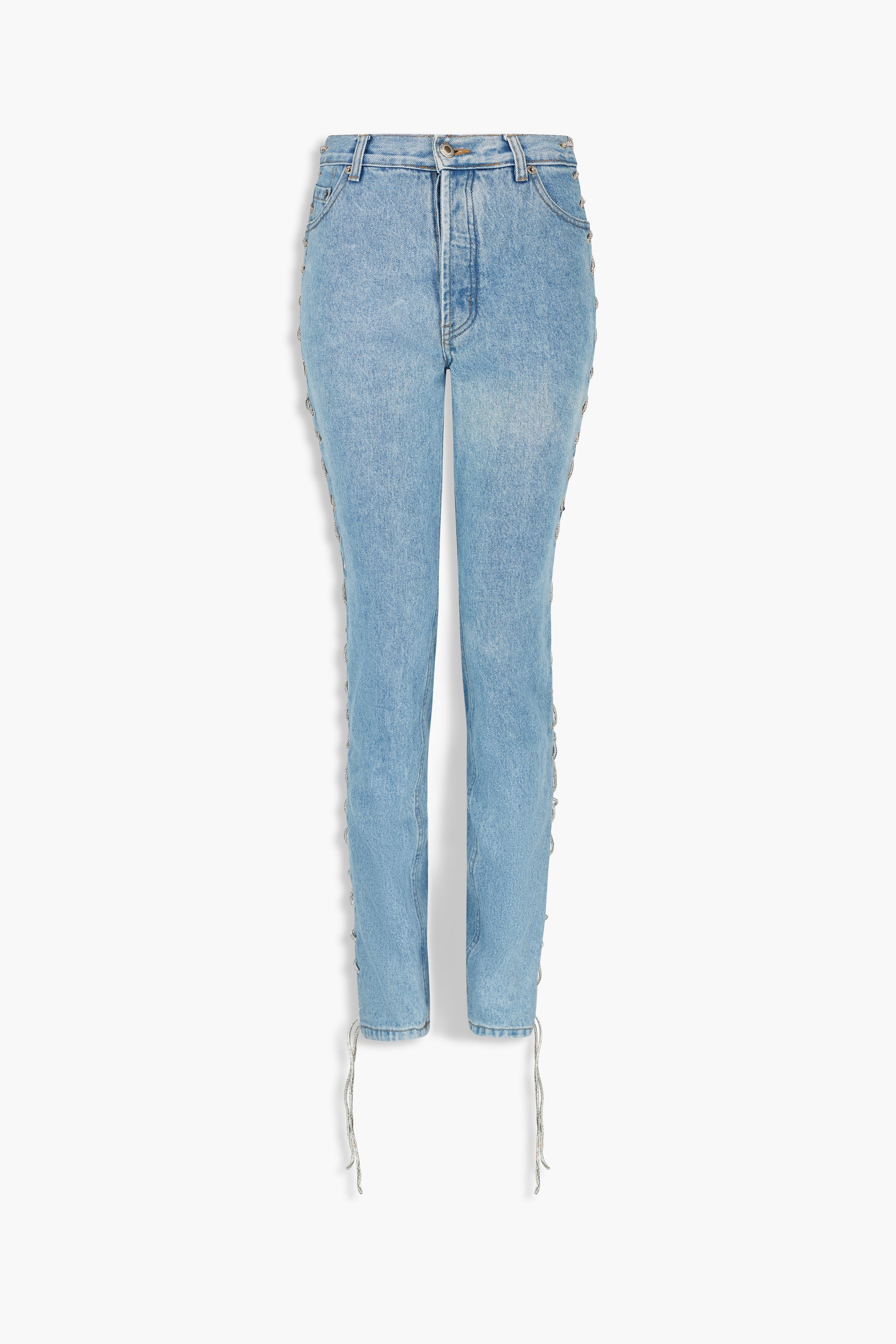 Crystal Threadlike Jeans