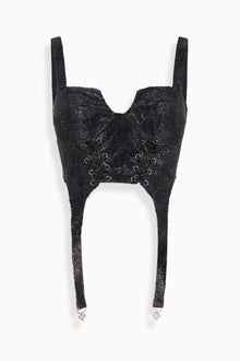 Prism Crystal Corset in Black