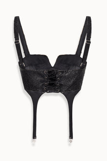 Prism Crystal Corset in Black