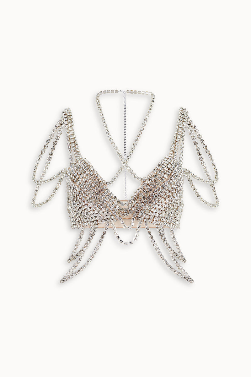 Crystal Draped Bralette