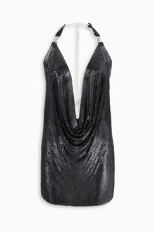 Pulse Metal Mesh Dress in Black