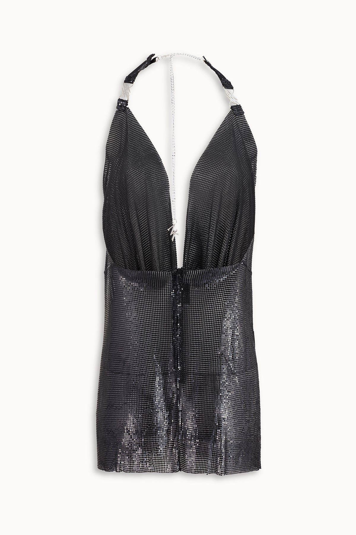 Pulse Metal Mesh Dress in Black