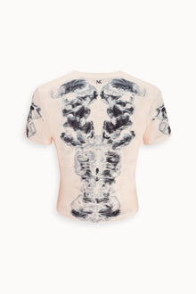 Alienis Print T-shirt in Peach