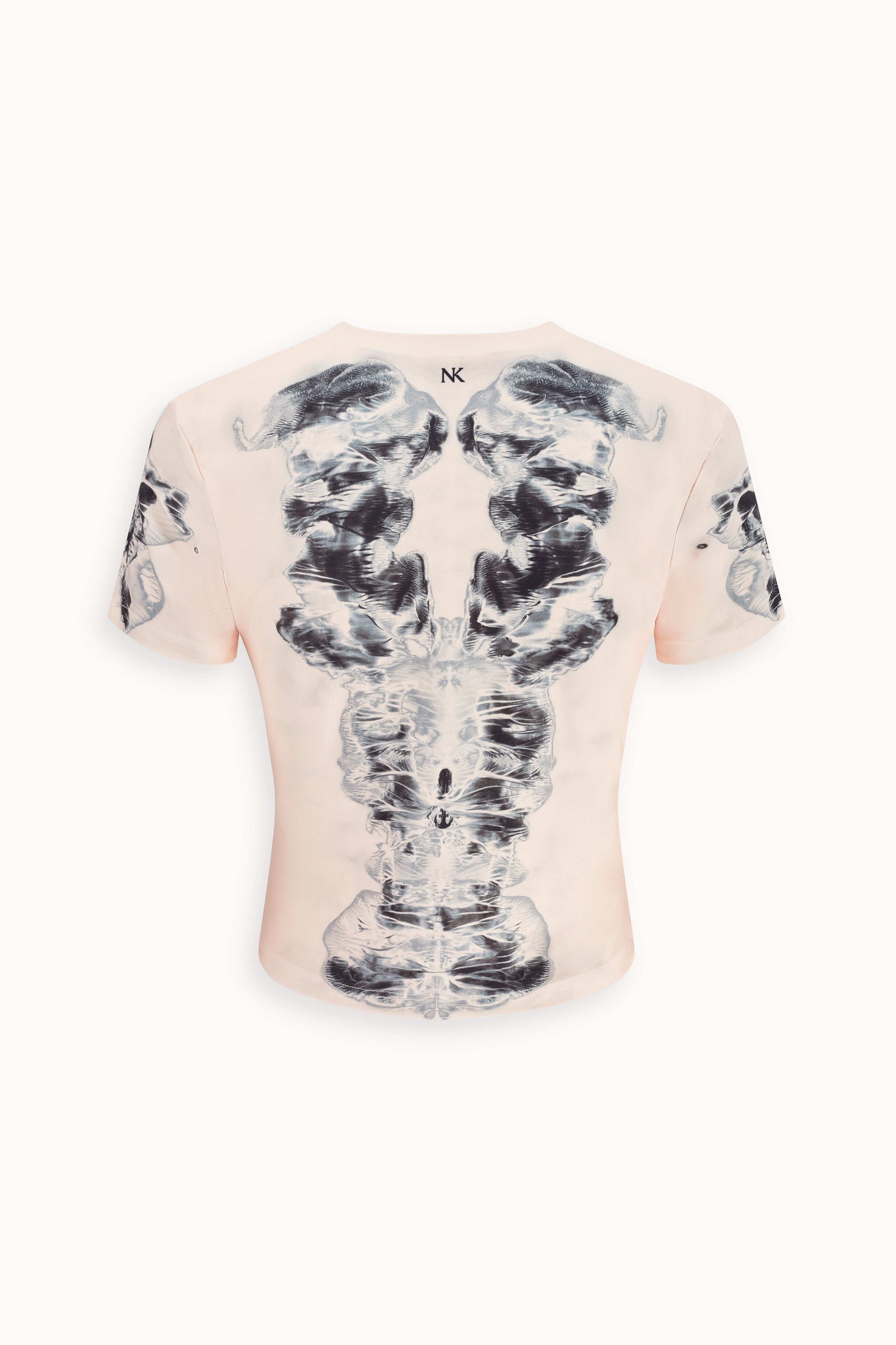 Alienis Print T-shirt in Peach