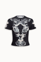 Alienis Print T-shirt in Black