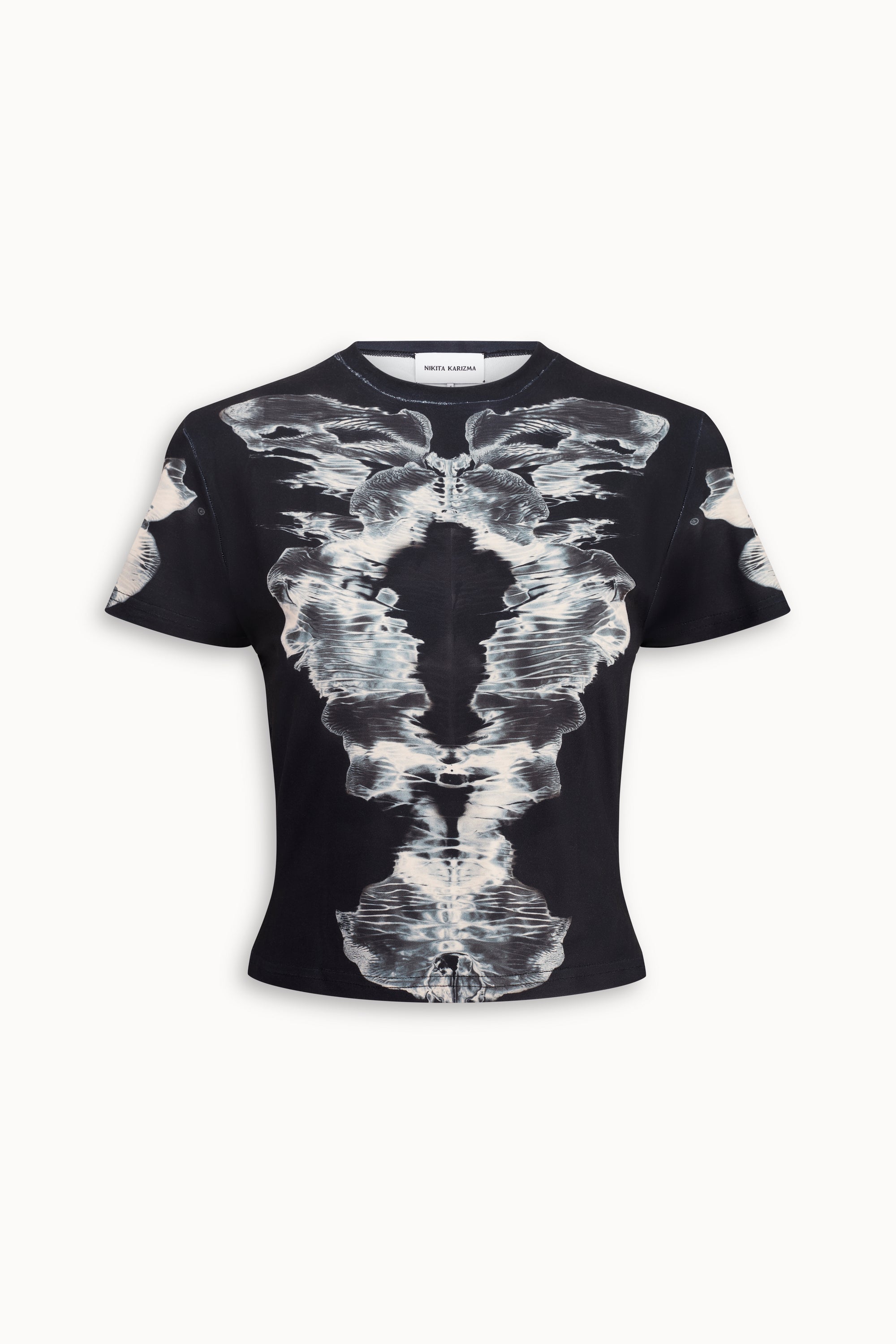 Alienis Print T-shirt in Black