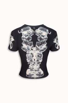 Alienis Print T-shirt in Black