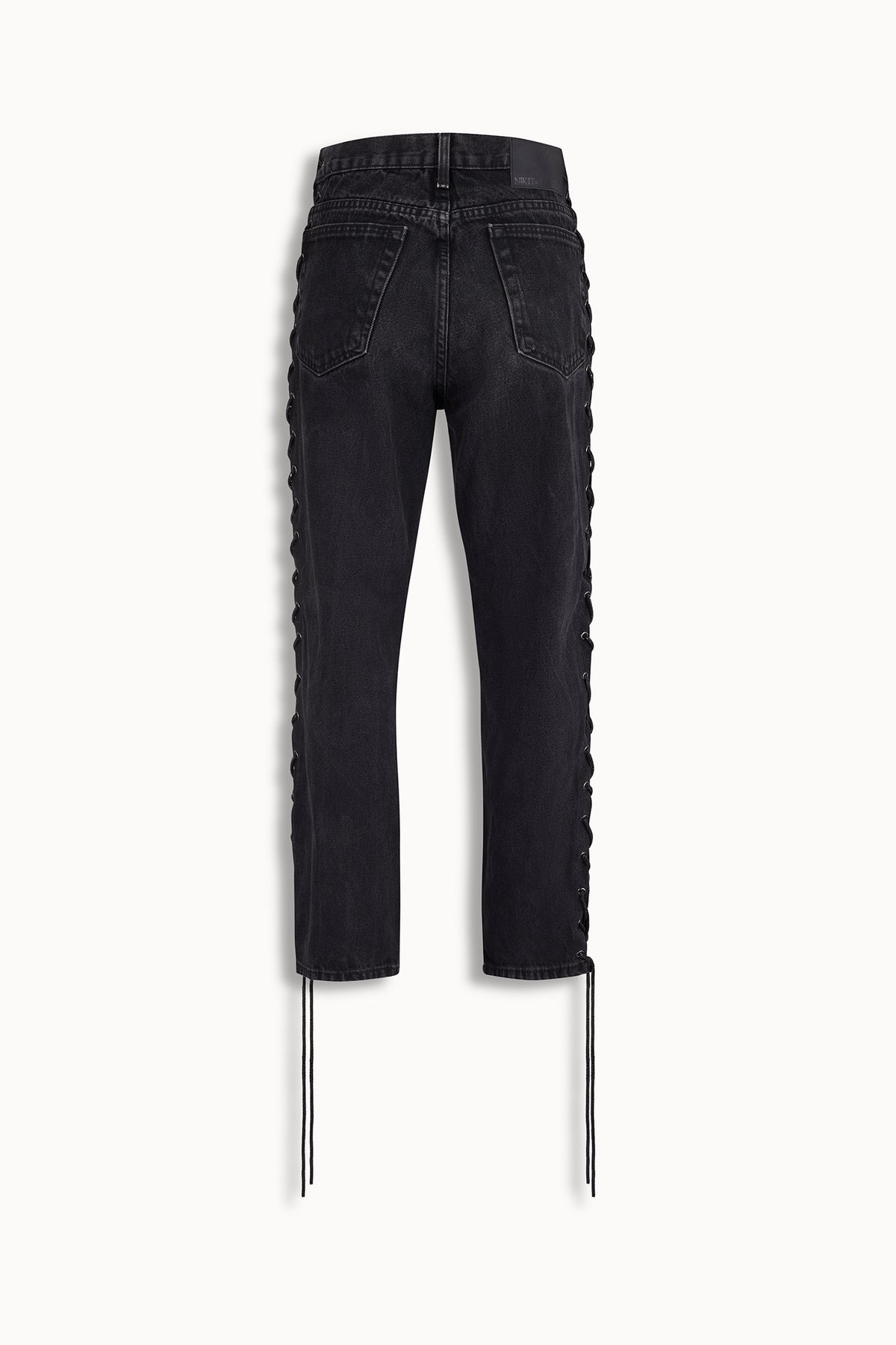 Crystal Threadline Jeans in Black