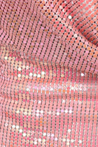 Double Chain Chainmail Top in Pink
