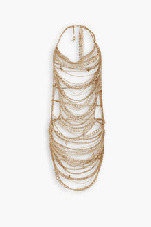 Chain & Charms Dress in Gold