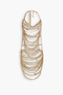 Chain & Charms Dress in Gold