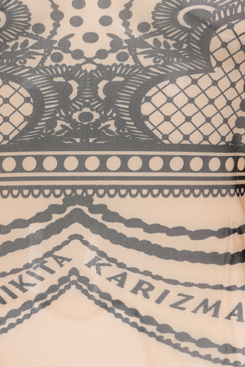 Henna Tattoo Vest in Black