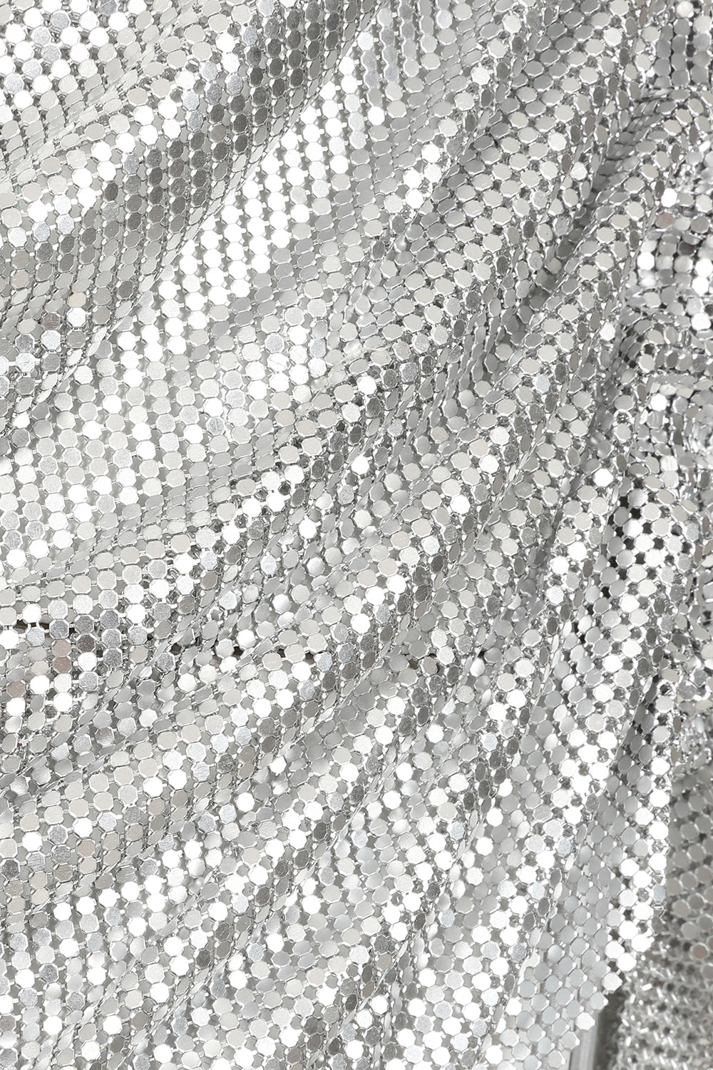 Y2K Chainmail Top in Silver