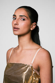 Molten Helix Ear Crawler in Gold