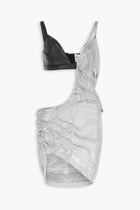 90s Chainmail Dress in Black & Silver