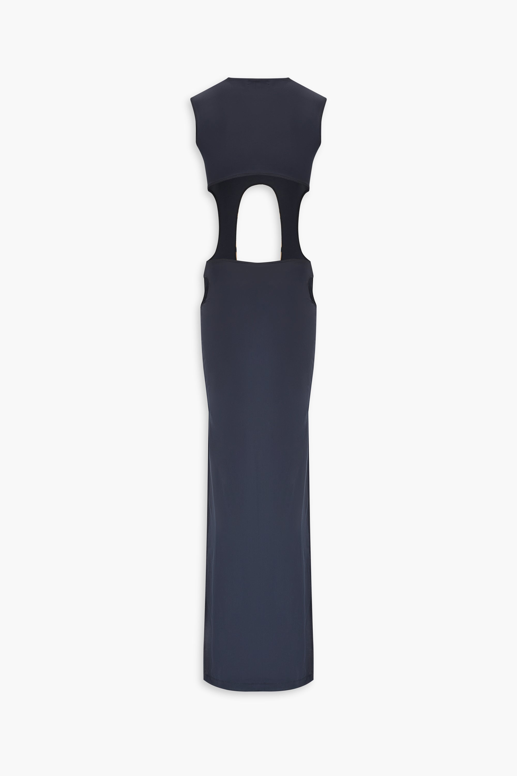 High Neck Cut Out Dress in Black