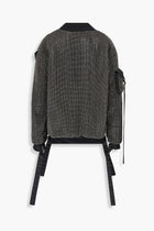 Crystal Bomber Jacket in Black