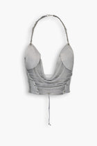 Double Chain Chainmail Top in Silver