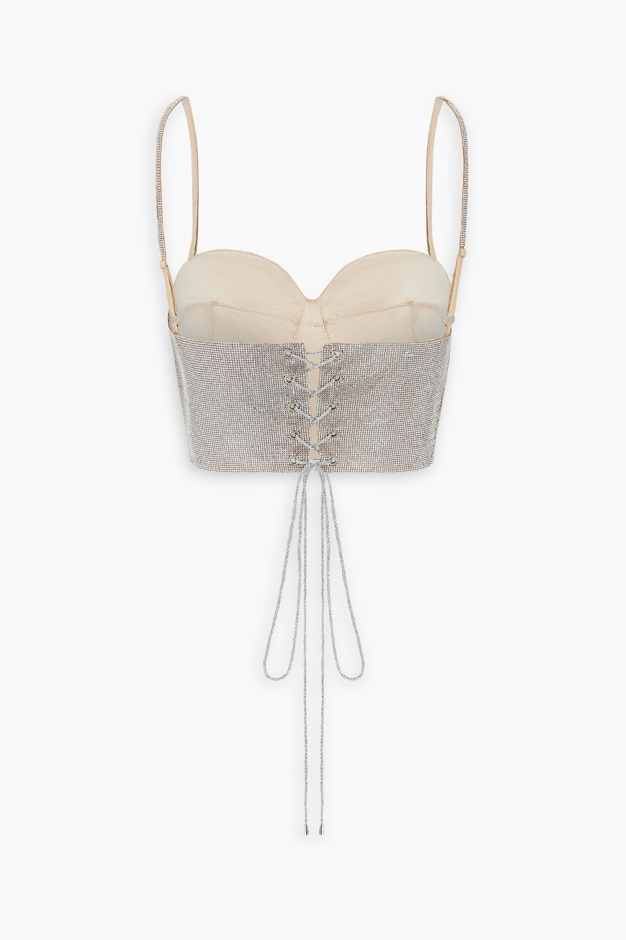 Crystal Sculpted-Cup Bralette