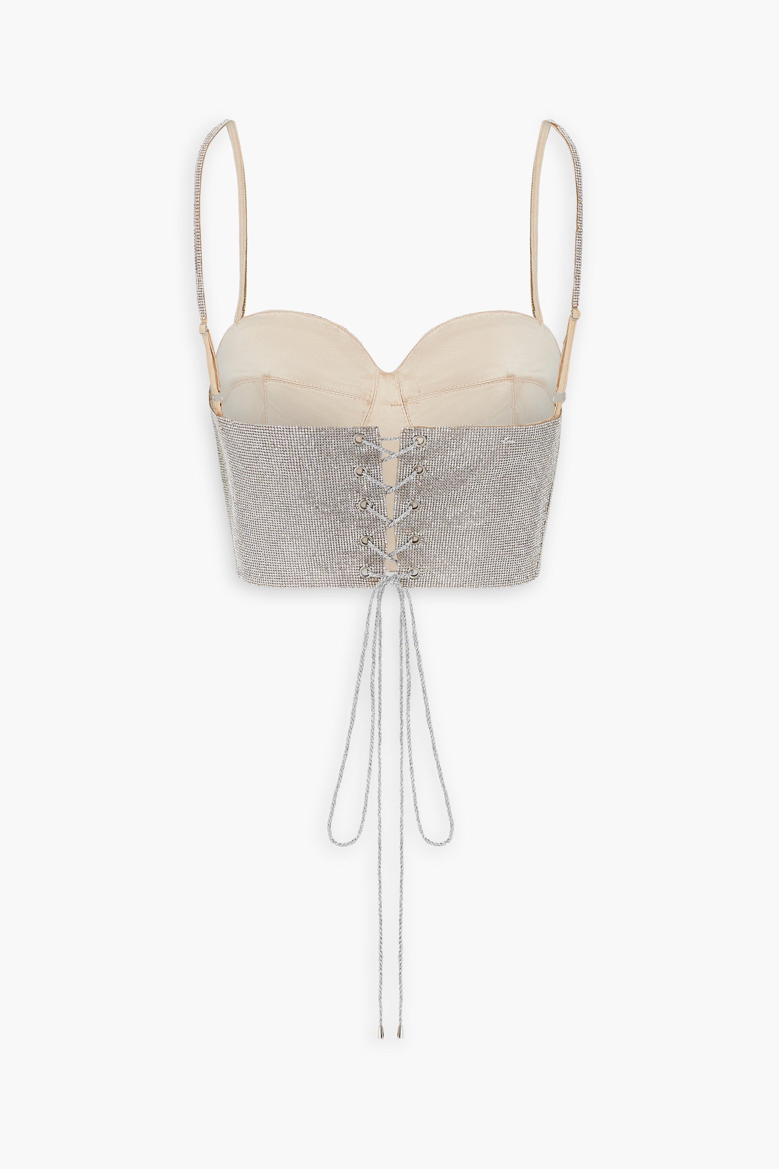 Crystal Sculpted-Cup Bralette