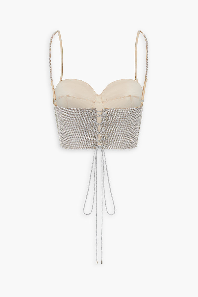 Crystal Sculpted-Cup Bralette