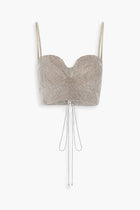 Crystal Sculpted-Cup Bralette