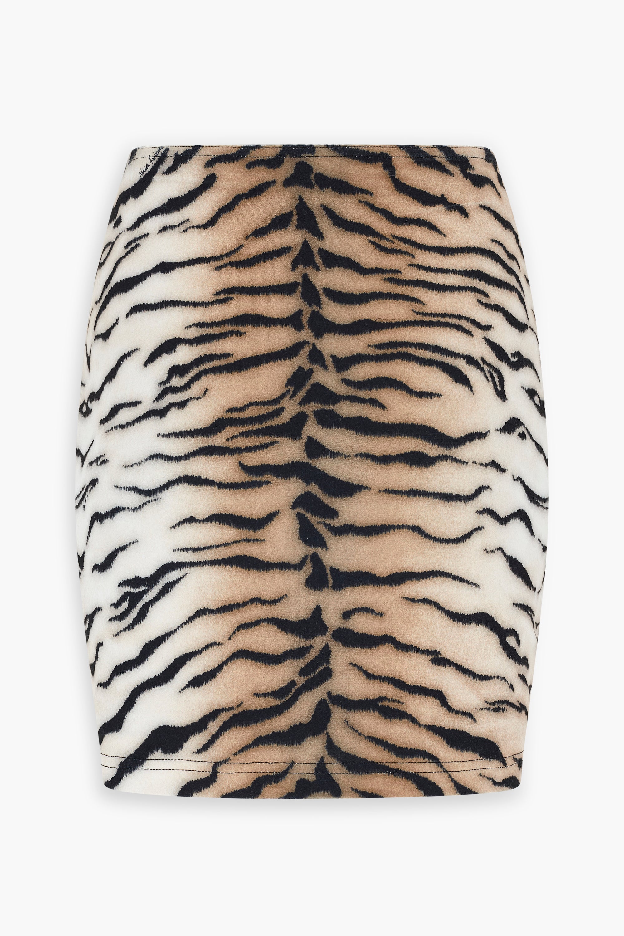 Jersey Mini Skirt in Tiger