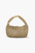 Crystal Embellished Fishnet Bag in Gold