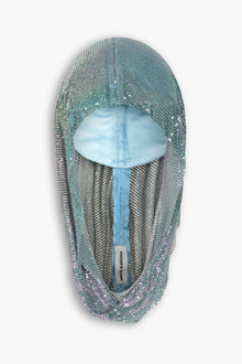 Chainmail Hood in Blue Iridescent