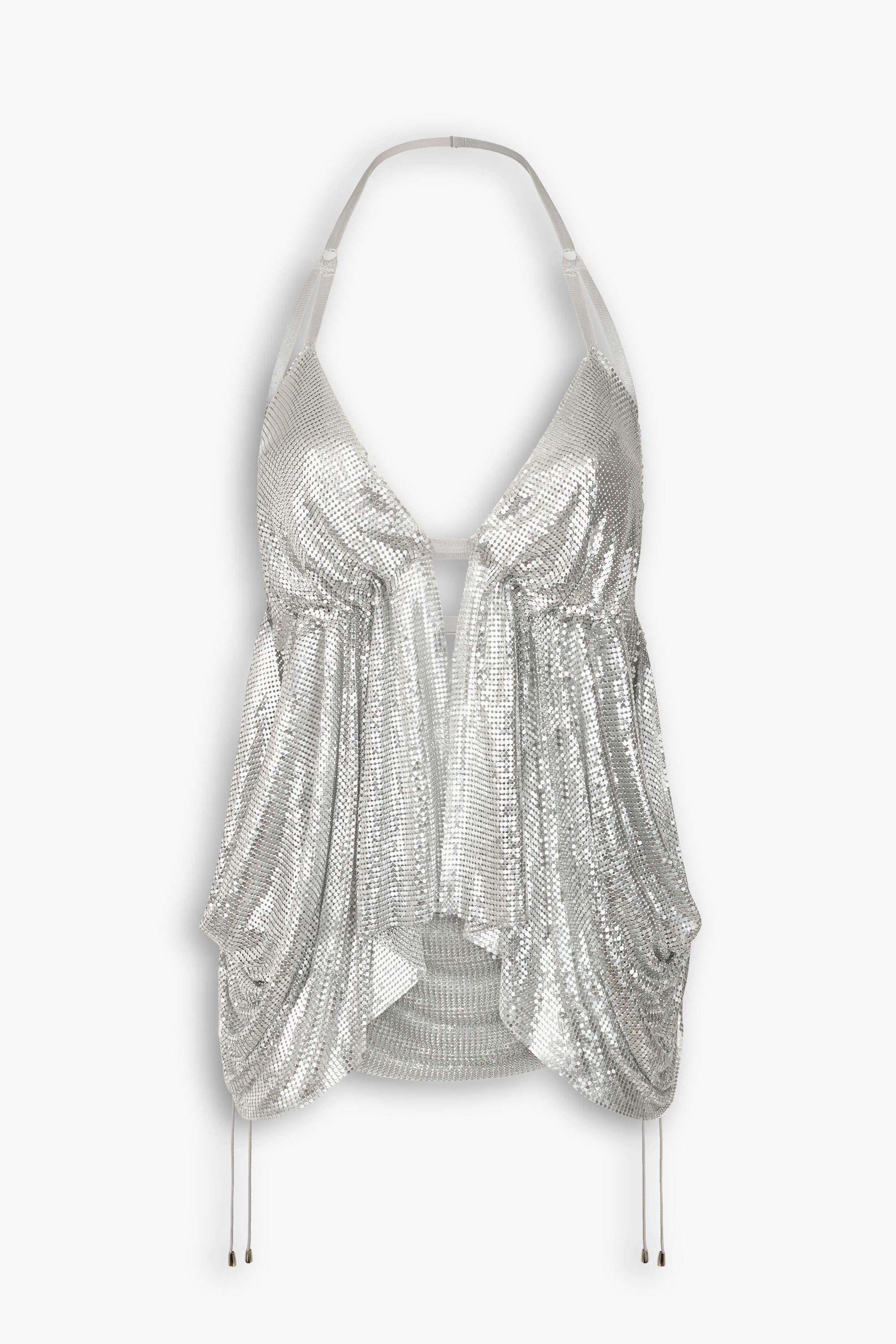 Y2K Chainmail Top in Silver