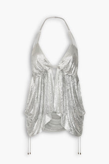 Y2K Chainmail Top in Silver