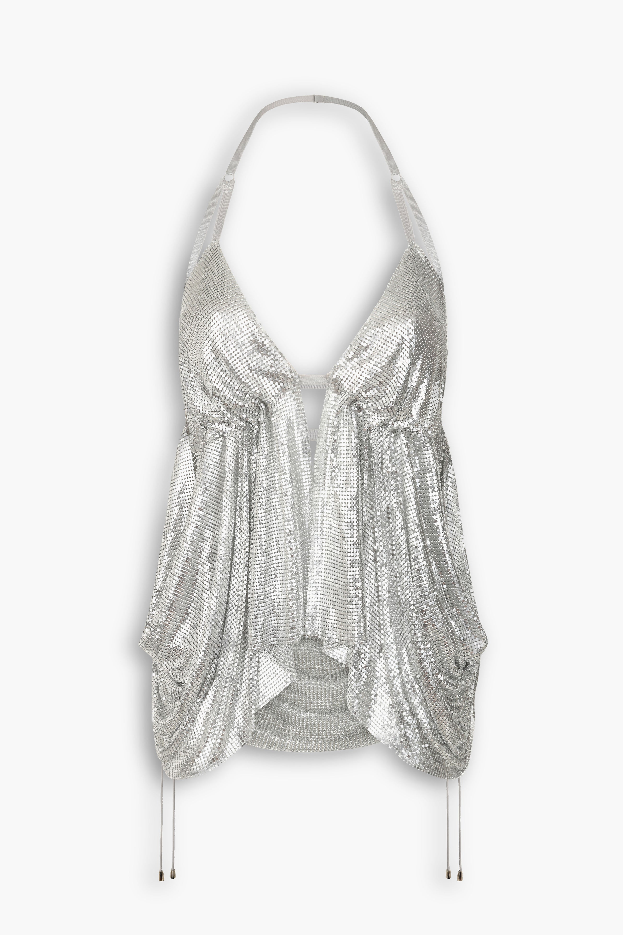 Y2K Chainmail Top in Silver