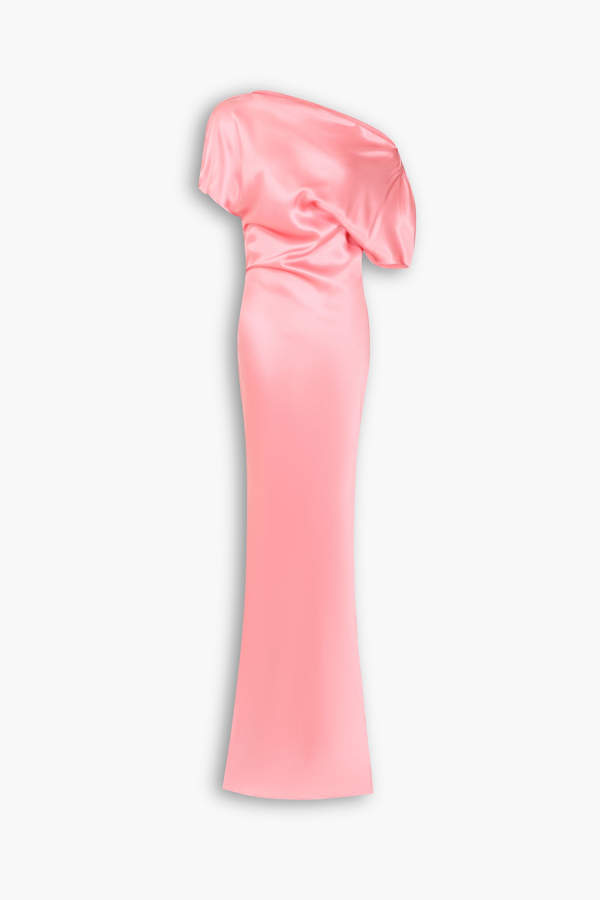 Bias Cut Silk Dress in Pink