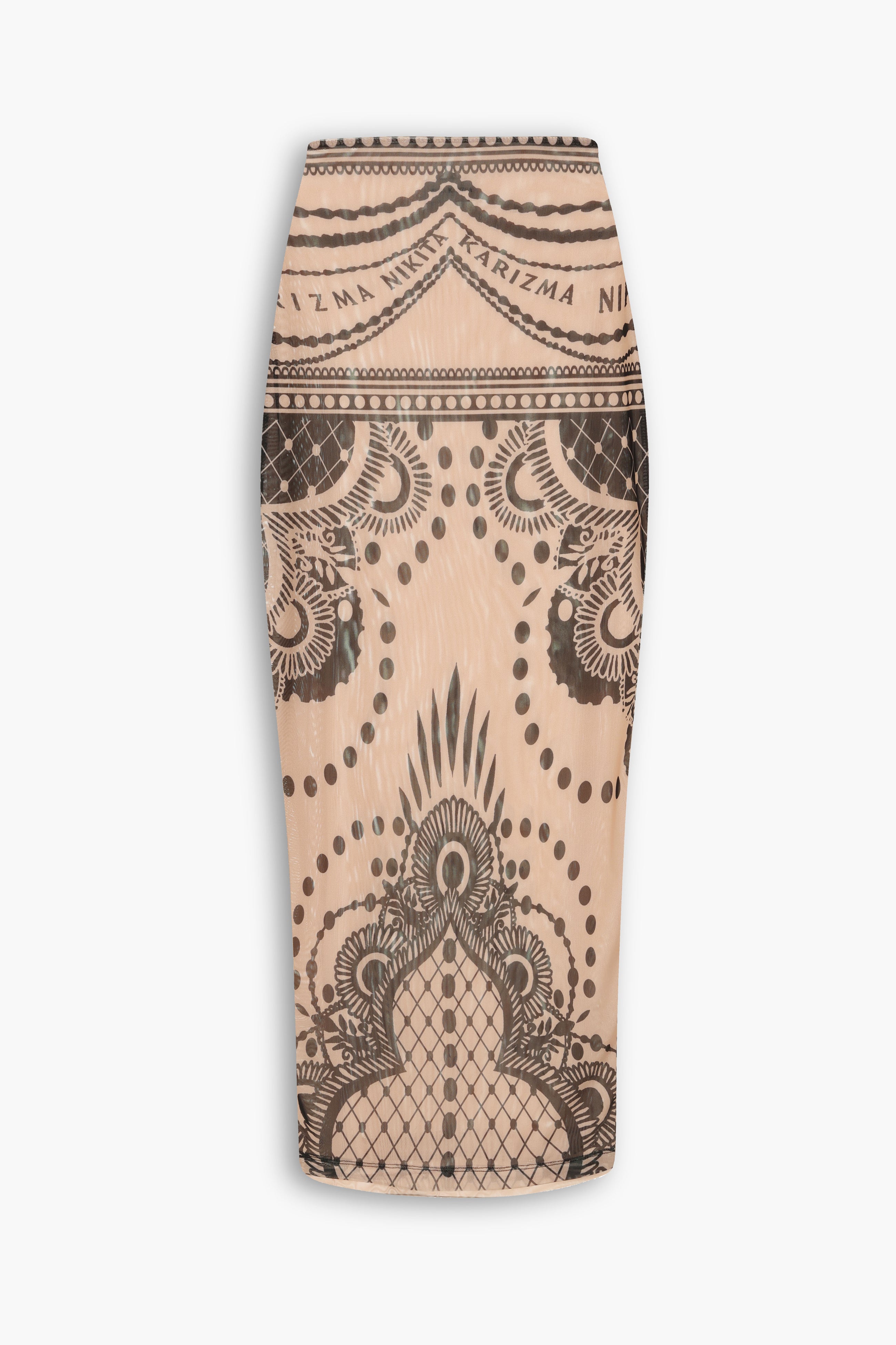 Henna Tattoo Skirt in Black
