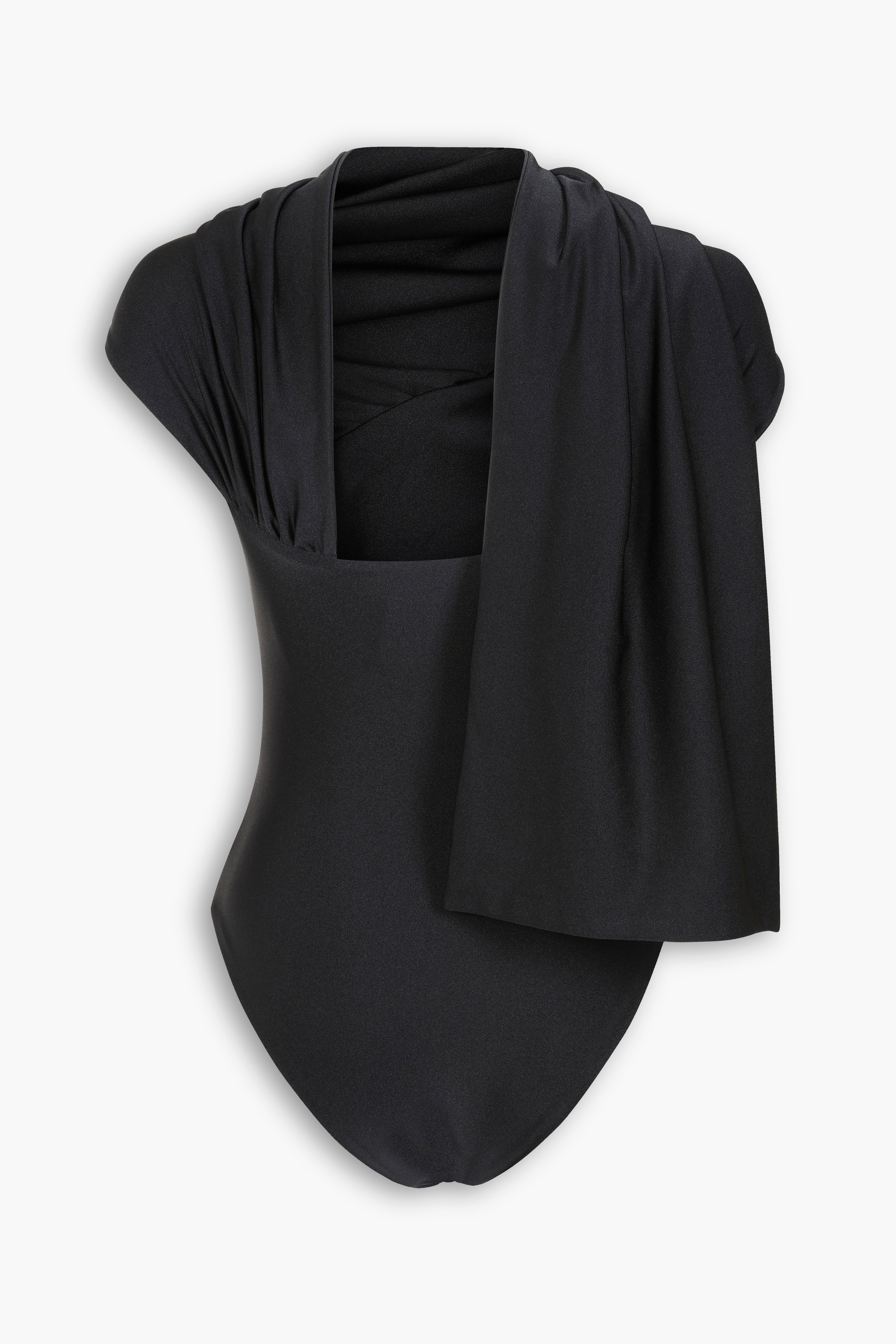 【サイズ1】Acka drape one-piece black Acka. drape one-piece ブラックサイズ1