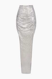 Chemical Reaction Chainmail Skirt in Silver