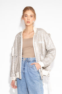 Crystal Bomber Jacket
