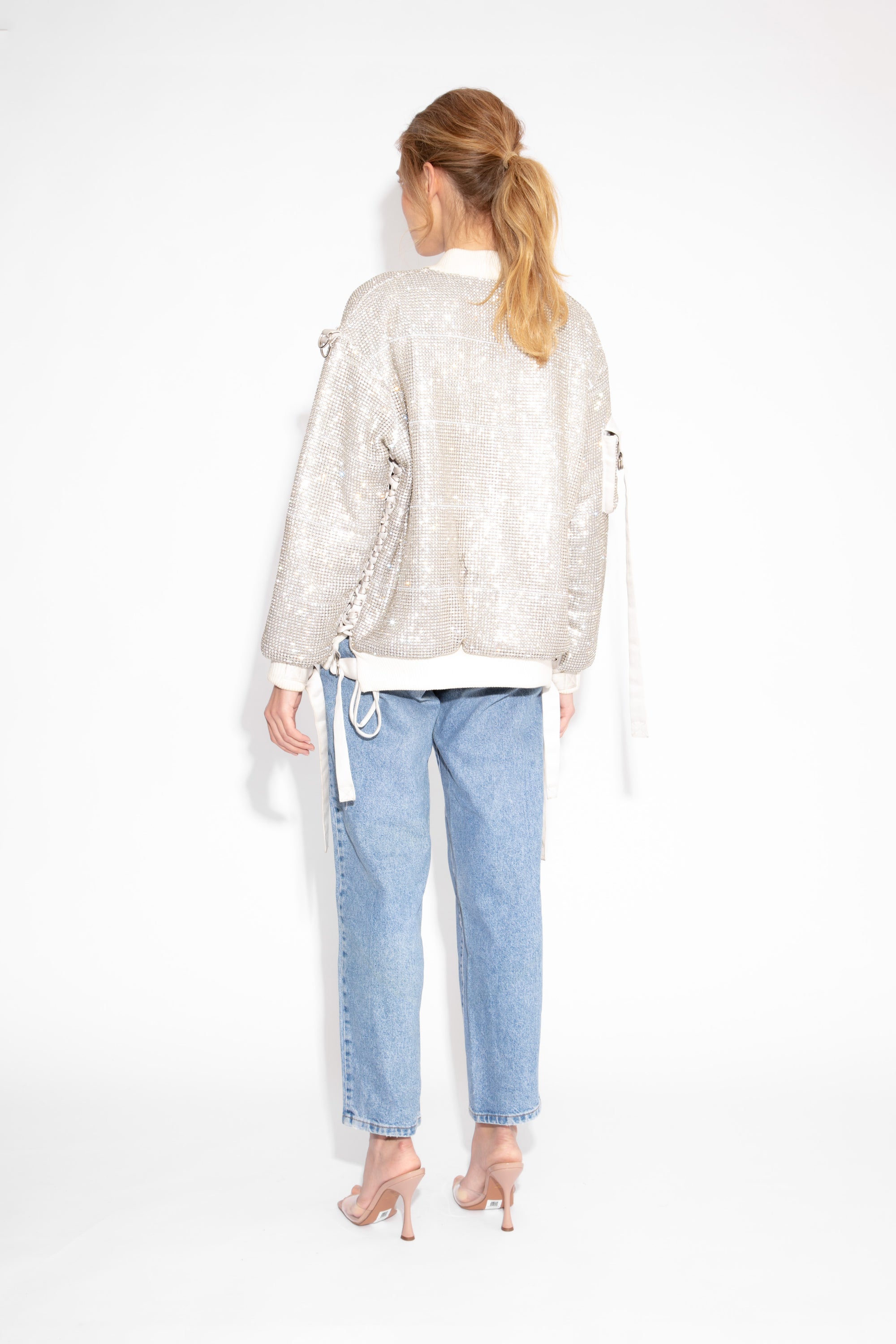 Crystal Bomber Jacket